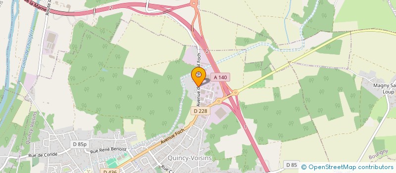 localisation de l'entreprise MONSIEUR ROBERT WEIS  QUINCY-VOISINS