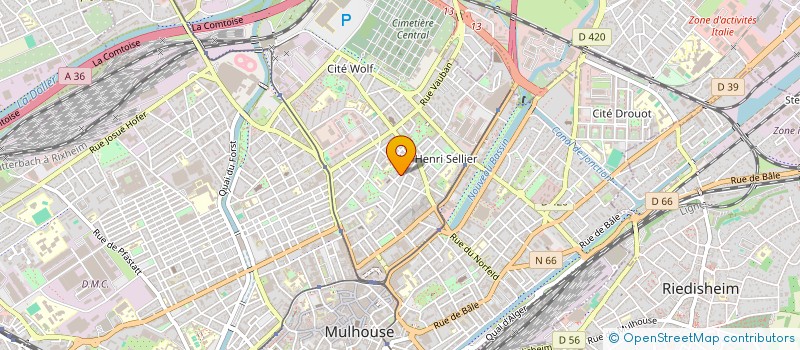 localisation de l'entreprise MONSIEUR ROBERT WEXLER  MULHOUSE