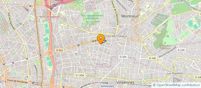 localisation de l'entreprise MONSIEUR ROBERT WHITTLE à MONTREUIL