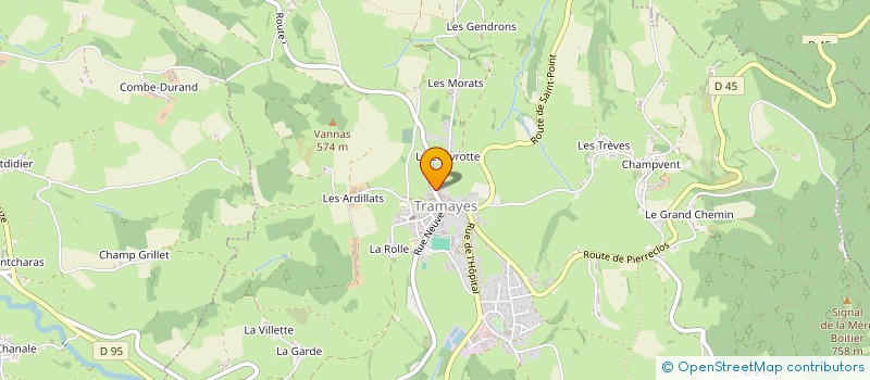 localisation de l'entreprise MONSIEUR ROBERT WILKIE  TRAMAYES