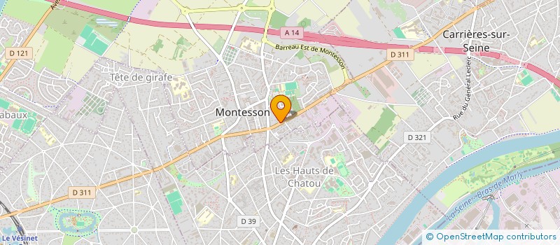 localisation de l'entreprise MONSIEUR ROBERT WOLAK à MONTESSON