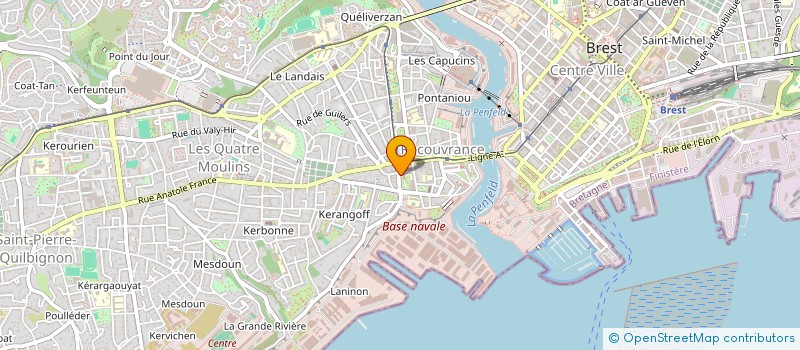 localisation de l'entreprise MONSIEUR ROBERT WOZNIAK à BREST