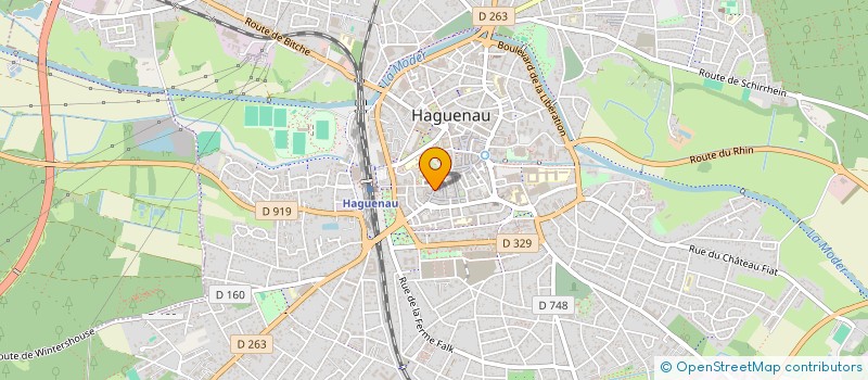 localisation de l'entreprise MONSIEUR ROBERT WURTZ à HAGUENAU