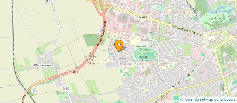 localisation de l'entreprise MONSIEUR ROBERT-YONI WILQUIN à ARRAS