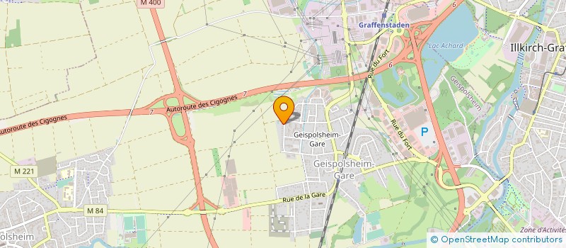 localisation de l'entreprise MONSIEUR ROBERT ZANON  GEISPOLSHEIM