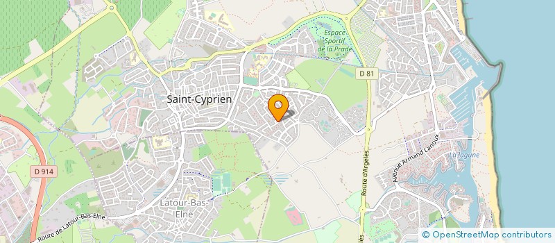 localisation de l'entreprise MONSIEUR ROBERT ZAPATA-HERNANDEZ  SAINT-CYPRIEN