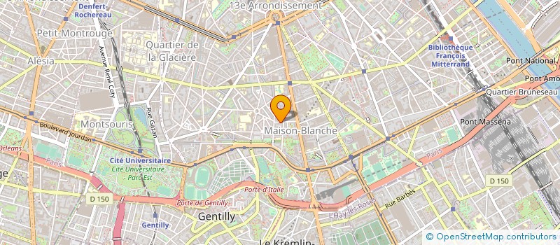 localisation de l'entreprise MONSIEUR ROBERT ZIE GUEDE  PARIS