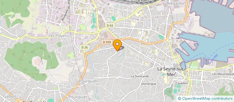 localisation de l'entreprise MONSIEUR ROBERTINO D'AMATO à LA SEYNE-SUR-MER