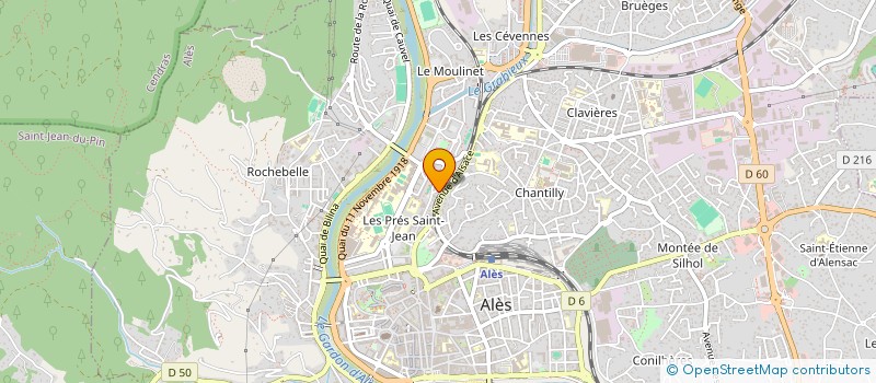 localisation de l'entreprise MONSIEUR ROBERTINO MELIS à ALES