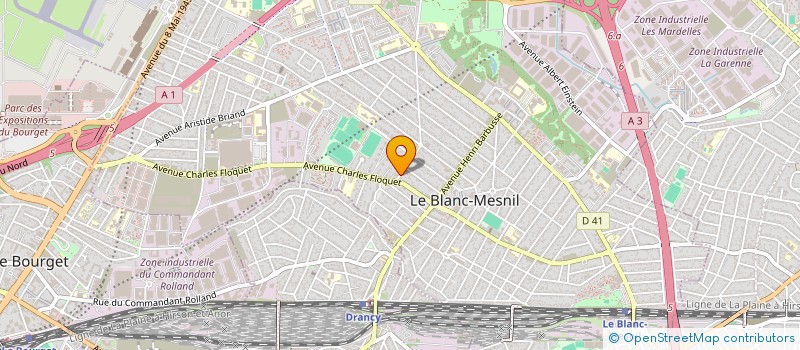 localisation de l'entreprise MONSIEUR ROBERTO ALEKSIC à LE BLANC-MESNIL