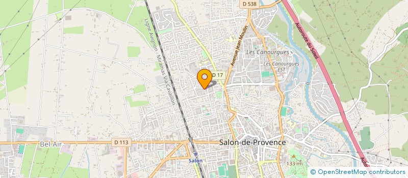 localisation de l'entreprise MONSIEUR ROBERTO ALVISI  SALON-DE-PROVENCE