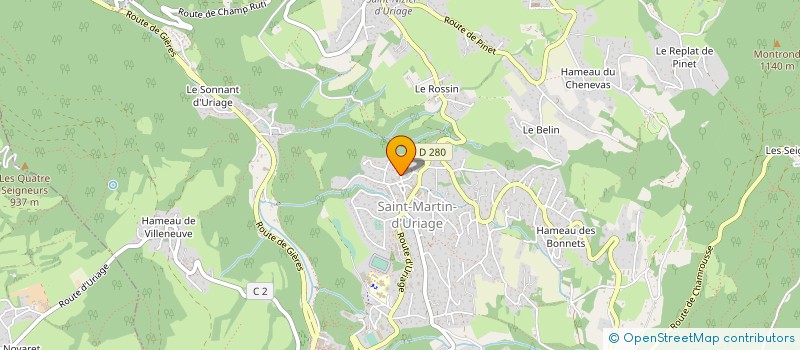 localisation de l'entreprise MONSIEUR ROBERTO ANGELO MOTTA  VAULNAVEYS-LE-HAUT