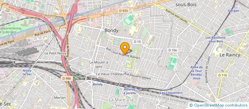 localisation de l'entreprise MONSIEUR ROBERTO ANTICH MARGALLO à BONDY