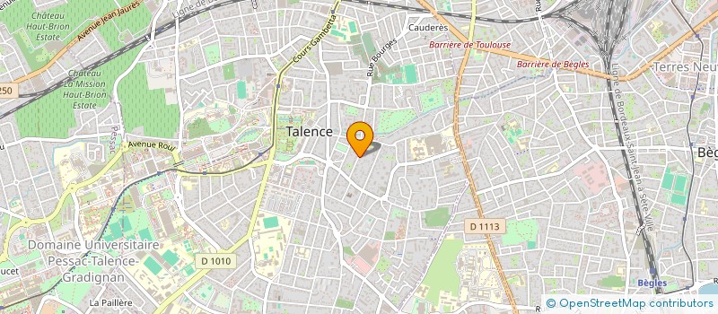 localisation de l'entreprise MONSIEUR ROBERTO ARAMIS ABREU ESTRADA  TALENCE