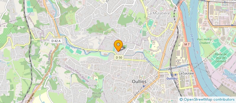 localisation de l'entreprise MONSIEUR ROBERTO BAPTISTE  OULLINS-PIERRE-BENITE