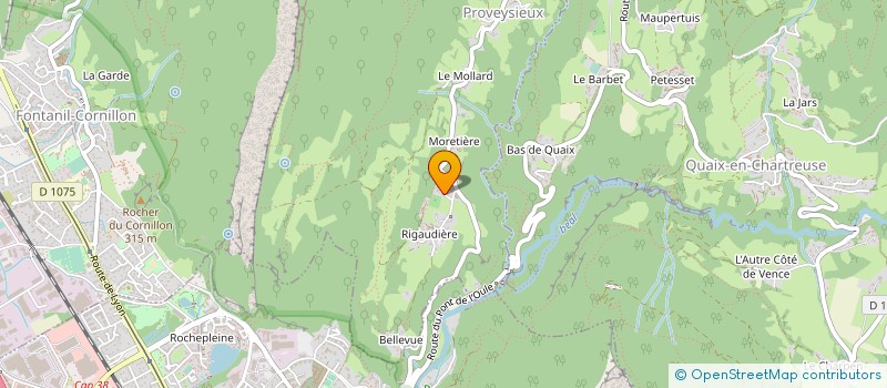 localisation de l'entreprise MONSIEUR ROBERTO CAMMARATA  PROVEYSIEUX