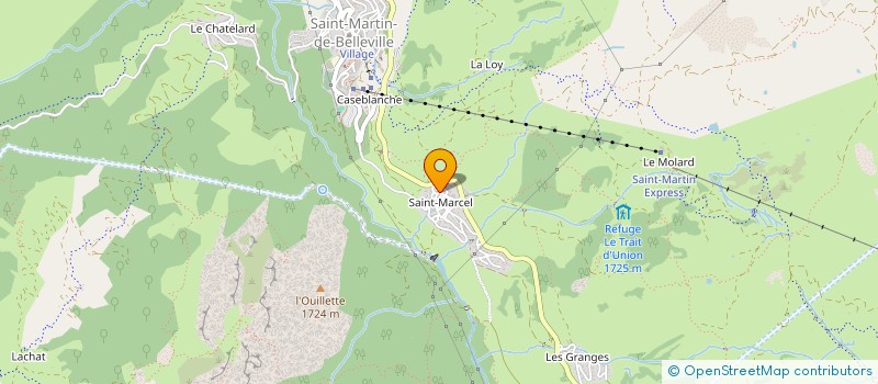 localisation de l'entreprise MONSIEUR ROBERTO CANOVA  LES BELLEVILLE