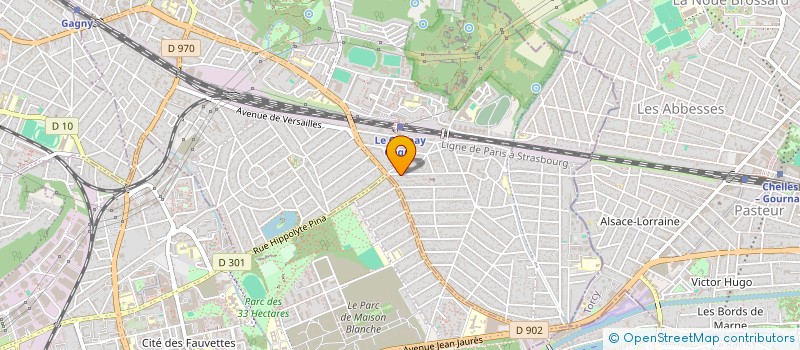 localisation de l'entreprise MONSIEUR ROBERTO CARLOS PINTO à GAGNY