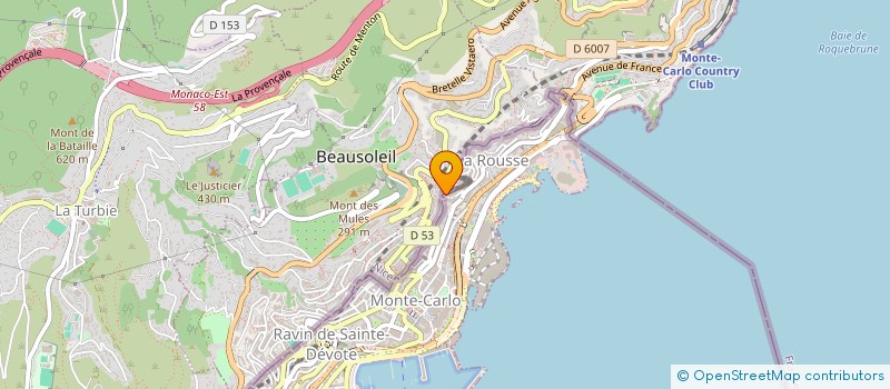 localisation de l'entreprise MONSIEUR ROBERTO CETRANO  BEAUSOLEIL