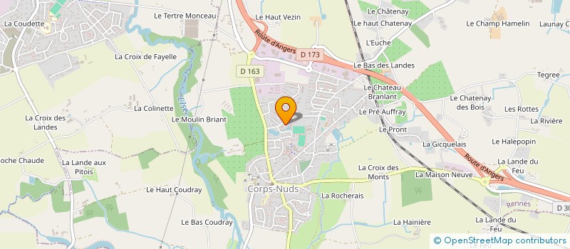 localisation de l'entreprise MONSIEUR ROBERTO CHA  LA GUERCHE-DE-BRETAGNE