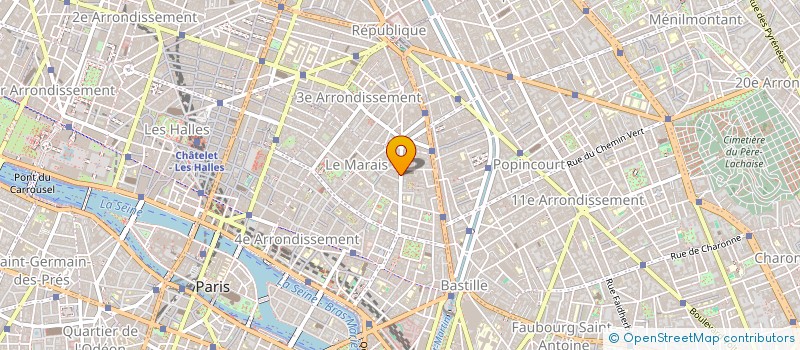 localisation de l'entreprise MONSIEUR ROBERTO CUNHA à PARIS