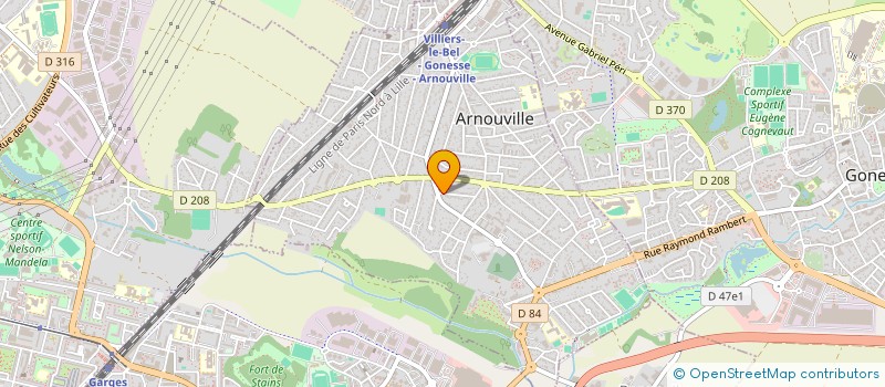 localisation de l'entreprise MONSIEUR ROBERTO D ORAZIO à ARNOUVILLE