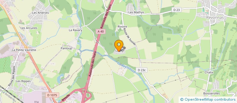 localisation de l'entreprise MONSIEUR ROBERTO DE LILLA  CEYZERIAT