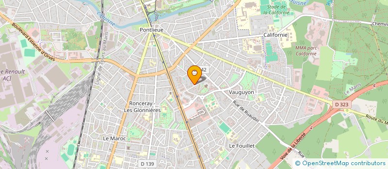 localisation de l'entreprise MONSIEUR ROBERTO DZUKAM TATUM  LE MANS