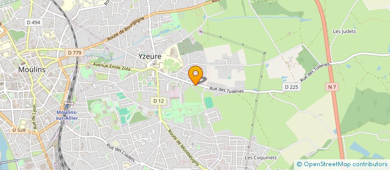 localisation de l'entreprise MONSIEUR ROBERTO FAUS à YZEURE