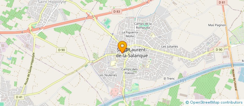 localisation de l'entreprise MONSIEUR ROBERTO FERREIRA GONCALVES  SAINT-LAURENT-DE-LA-SALANQUE