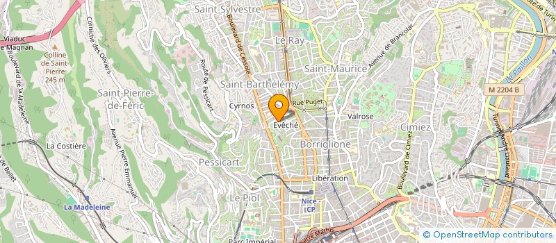 localisation de l'entreprise MONSIEUR ROBERTO GIUSIANO à NICE