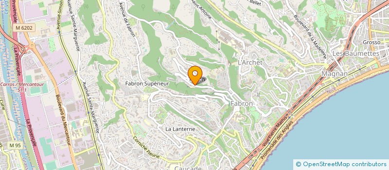 localisation de l'entreprise MONSIEUR ROBERTO GRAMICCIA à NICE
