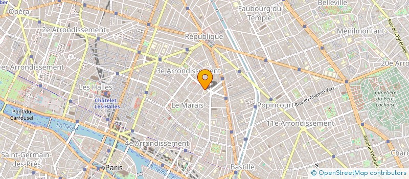 localisation de l'entreprise MONSIEUR ROBERTO GRAZIOSI  PARIS