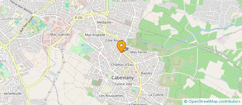 localisation de l'entreprise MONSIEUR ROBERTO IACONA  CABESTANY