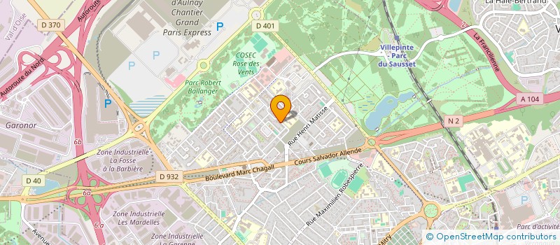 localisation de l'entreprise MONSIEUR ROBERTO IMBRIANI à AULNAY-SOUS-BOIS