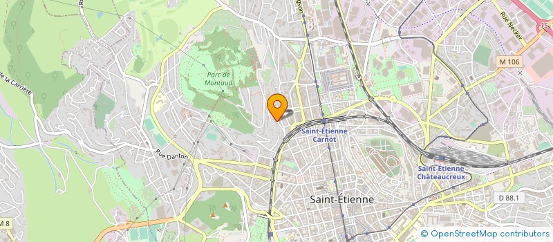 localisation de l'entreprise MONSIEUR ROBERTO LAMENDOLA  SAINT-ETIENNE