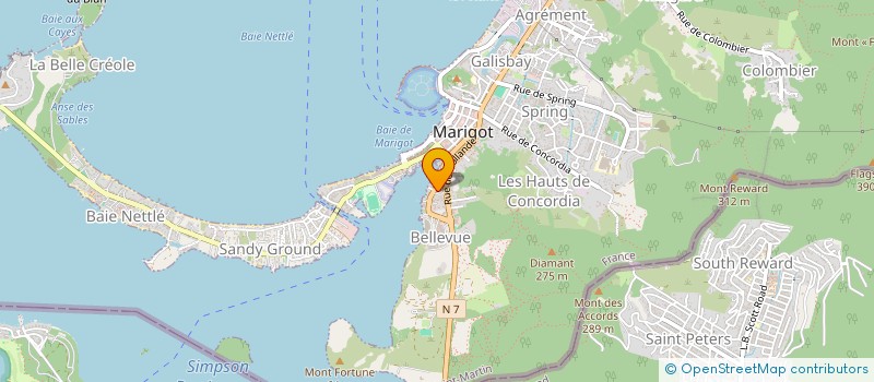 localisation de l'entreprise MONSIEUR ROBERTO LOPEZ PARRA  SAINT MARTIN