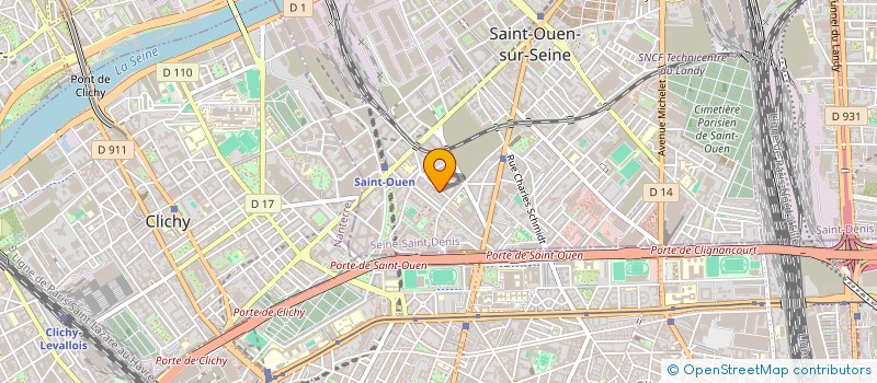 localisation de l'entreprise MONSIEUR ROBERTO MAMBRETTI à SAINT-OUEN-SUR-SEINE