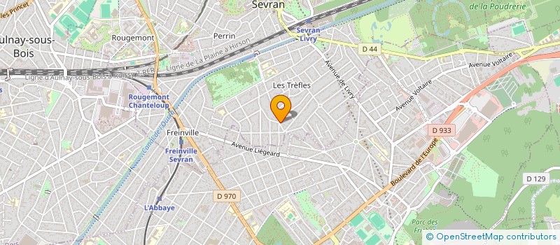 localisation de l'entreprise MONSIEUR ROBERTO MARQUES PEREIRA à SEVRAN