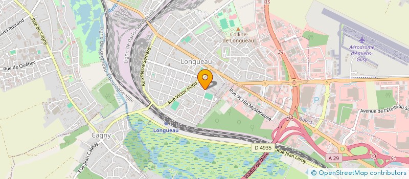 localisation de l'entreprise MONSIEUR ROBERTO MARTIN  CAGNY