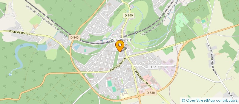 localisation de l'entreprise MONSIEUR ROBERTO METAYER  CONCHES-EN-OUCHE