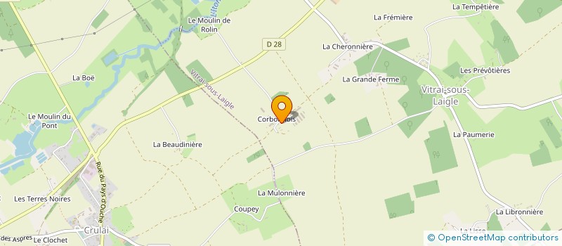localisation de l'entreprise MONSIEUR ROBERTO MININI à VITRAI-SOUS-LAIGLE