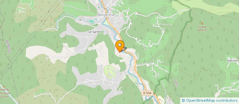 localisation de l'entreprise MONSIEUR ROBERTO MORANA  BELGENTIER