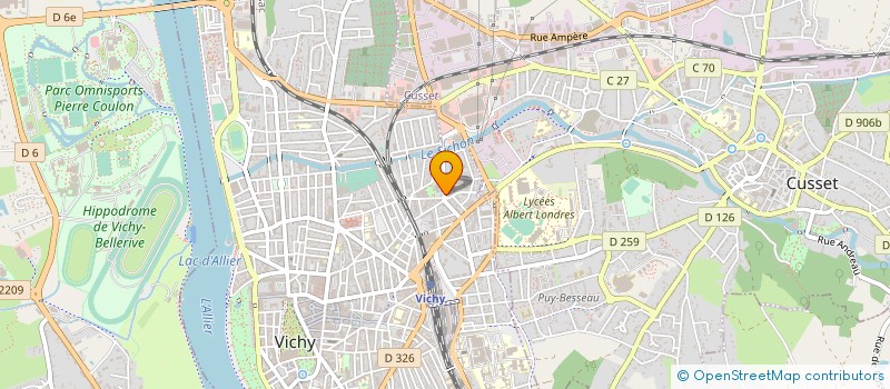 localisation de l'entreprise MONSIEUR ROBERTO MUSTAFA à VICHY