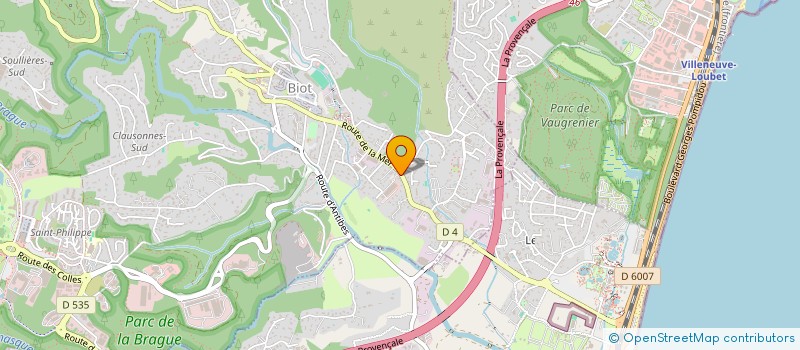 localisation de l'entreprise MONSIEUR ROBERTO NOTARNICOLA  BIOT