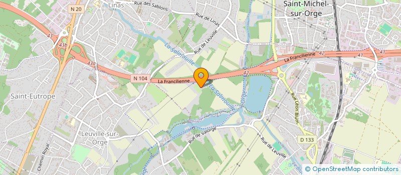 localisation de l'entreprise MONSIEUR ROBERTO PASCUAL  LONGPONT-SUR-ORGE