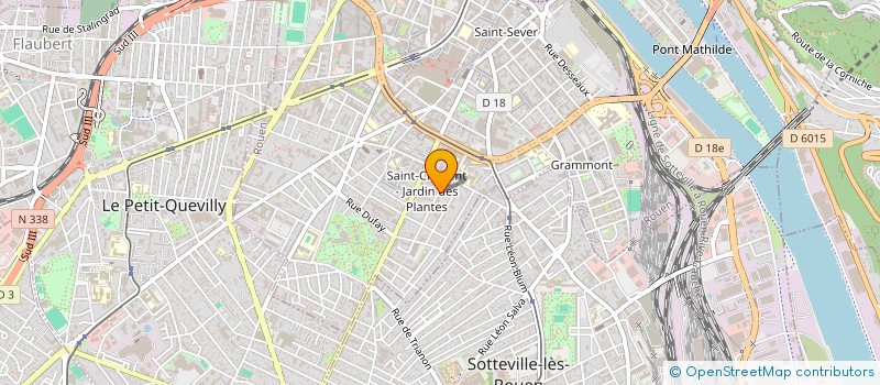 localisation de l'entreprise MONSIEUR ROBERTO PERAZZA  ROUEN