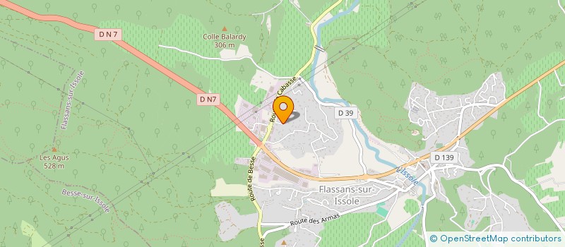 localisation de l'entreprise MONSIEUR ROBERTO PINNA  FLASSANS-SUR-ISSOLE