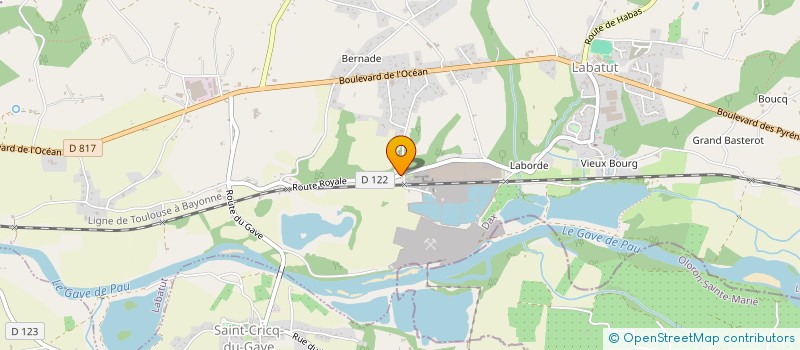 localisation de l'entreprise MONSIEUR ROBERTO PRIN  SAINT-CRICQ-DU-GAVE