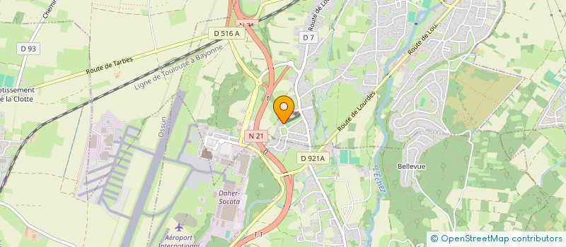 localisation de l'entreprise MONSIEUR ROBERTO RIBEIRO DA MOTA  AZEREIX